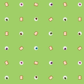 Eyes on Toast in Green