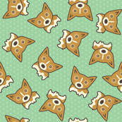 Welsh Corgi - mini green