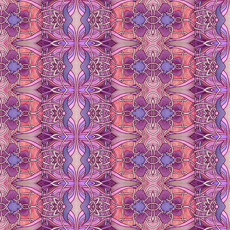 Basket-weave Tulip Stripe Nouveau fabric by edsel2084 on Spoonflower - custom fabric