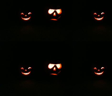 Halloween Pumpkins fabric by jessamica on Spoonflower - custom fabric