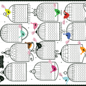 2012 Birdies tea towel Calendar