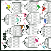 2012 Birdies tea towel Calendar