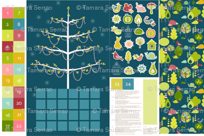 Festive Forest Tree Decorating - Advent Calendar