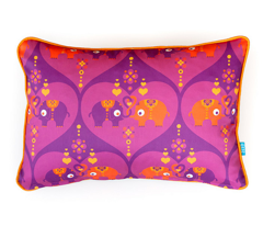 Elephants in Love Purple