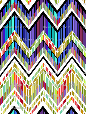 Zig Zag Stained Glass