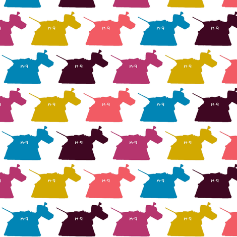 tin girlie dog fabric by scrummy on Spoonflower - custom fabric