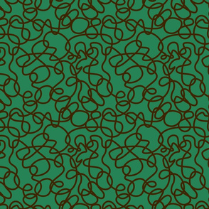 BorGaGa-Scroll work-Green
