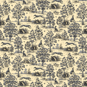 Black Antique Greyhound Toile ©2011 by Jane Walker