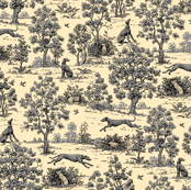 Black Antique Greyhound Toile ©2011 by Jane Walker
