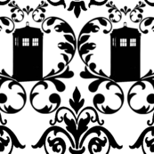 Phone Box damask