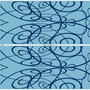 abstract scarf scarf pattern - blue