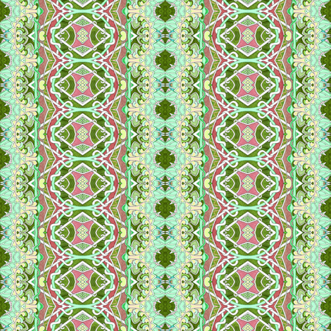 Saint Patrick's Day vertical granny stripe fabric by edsel2084 on Spoonflower - custom fabric