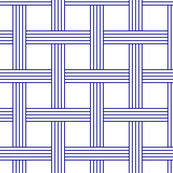 basketweave blue