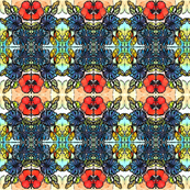 Blue daisy 