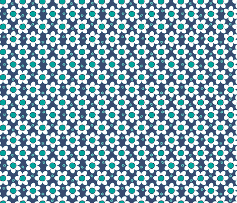 Happy Blooms fabric by zoebrench on Spoonflower - custom fabric