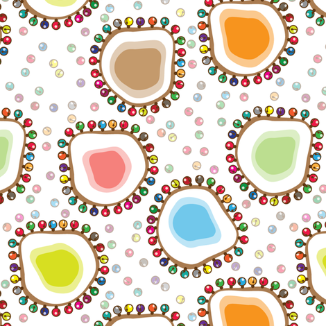 Amoebells fabric by ravenous on Spoonflower - custom fabric