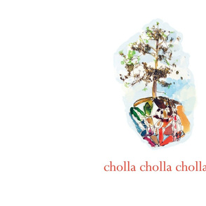 cholla cholla tea towel