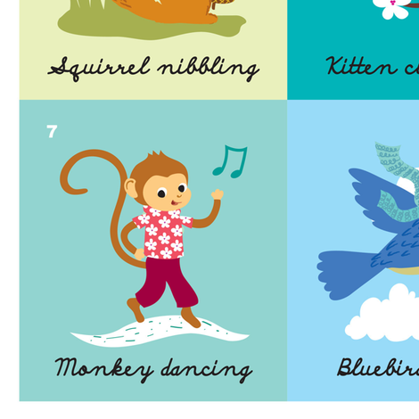 Animal Friends - baby book fabric by needlebook on Spoonflower - custom fabric