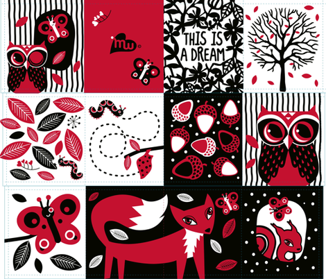 Dream Baby Book fabric by melisza on Spoonflower - custom fabric