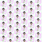 It's A Girl! Primitive Swaddling Big-Eyed Girl Favor