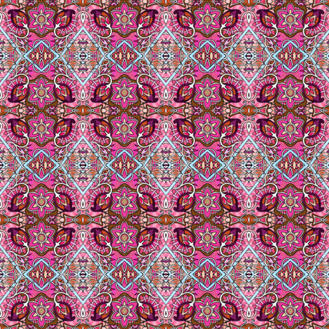 Her Stained Glass Majesty fabric by edsel2084 on Spoonflower - custom fabric