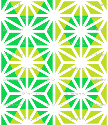 Asanoha (Green)