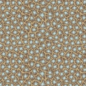 Art Nouveau Stars and Stripes; Crowded Blue