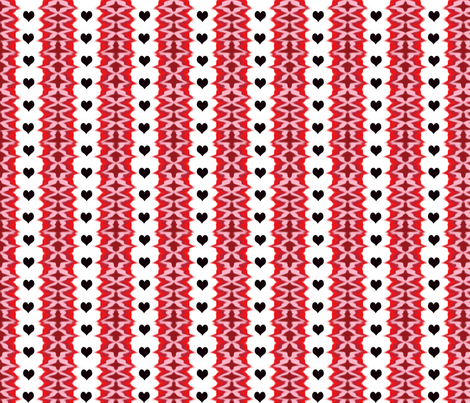 blackheartedstripe2 fabric by mammajamma on Spoonflower - custom fabric