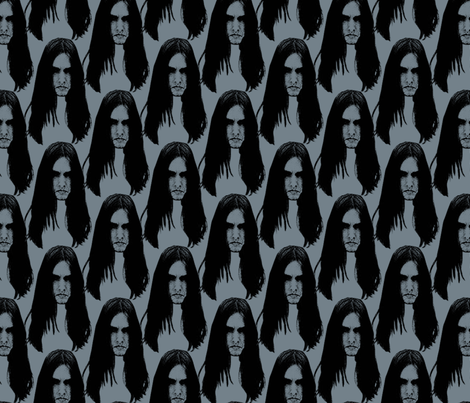 black_metal_2 fabric by sydama on Spoonflower - custom fabric