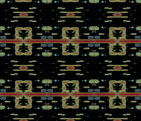 Dark Horse fabric by susaninparis on Spoonflower - custom fabric
