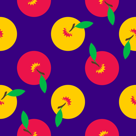 Whole Apples fabric by nekineko on Spoonflower - custom fabric
