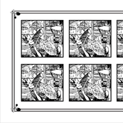 slide rule tea towel