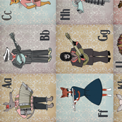 Animal Alphabet Cheater print