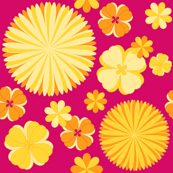 Fuchsia Floral