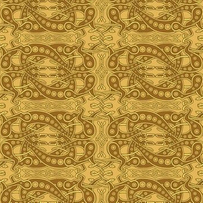 Gold Celtic Knot Greyhounds ©2011 by Jane Walker