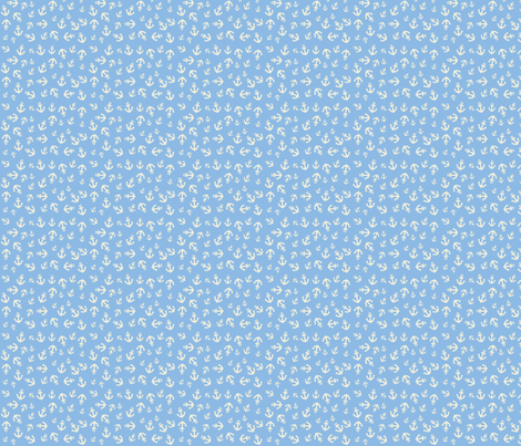 sky anchors fabric by annaboo on Spoonflower - custom fabric