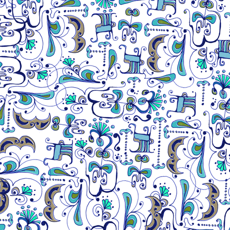 Abstract fabric by mandakay on Spoonflower - custom fabric