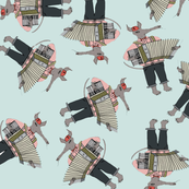 A is for Aardvark playing the Accordion toss