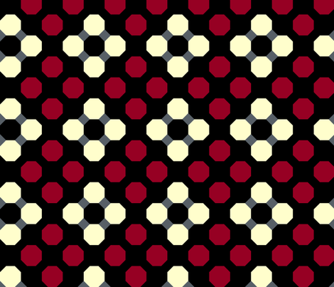 Lattice and Octagons fabric by pond_ripple on Spoonflower - custom fabric