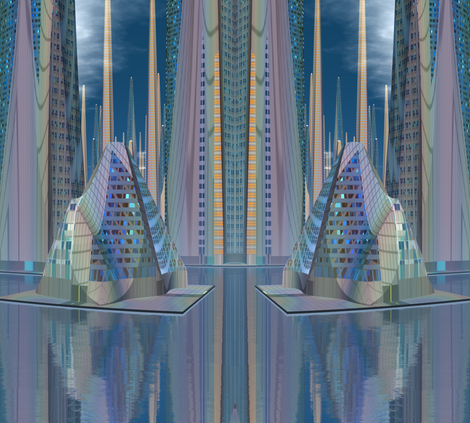 Tamara Alien Cityscape © Gingezel™ 2012