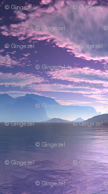 Sci Fi Landscape Crescent Bay © Gingezel™ 2012