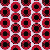 Red Grid Dots