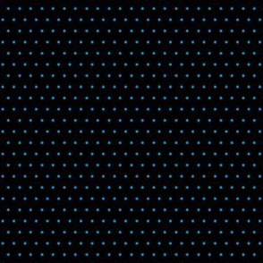 Polka blue on black