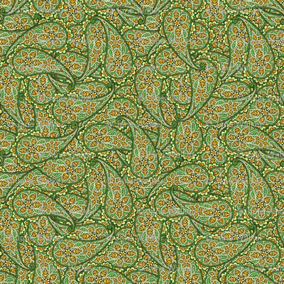 Green Paisley 