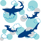 Sky Sharks-ditsy