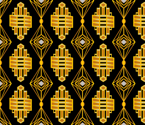 ArtDecoJewelRevisedNew fabric by grannynan on Spoonflower - custom fabric