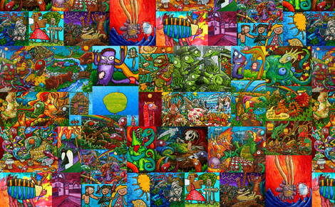 Shannon's Paintings fabric by zentastic on Spoonflower - custom fabric