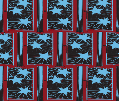 Stars and Stripes fabric by susaninparis on Spoonflower - custom fabric