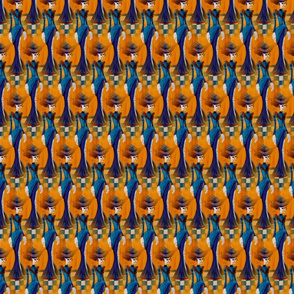mdbluecatrinafabric