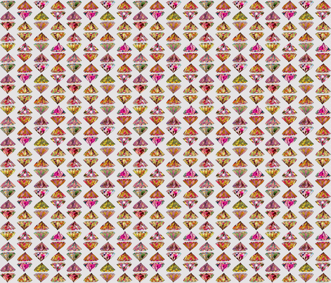Diamonds on grey fabric by biancagreen on Spoonflower - custom fabric